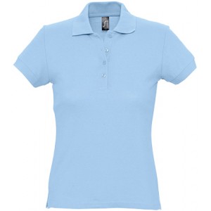 POLO PIQUÉ M/M 4 BOT PASSION AZUL CÉU